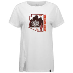 White Colorado Rockies Levelwear Women's 2026 Spring Training Influx Ball Bold T-Shirt