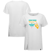 White Pittsburgh Pirates Levelwear Women's 2026 Spring Training Influx Ball Bold T-Shirt