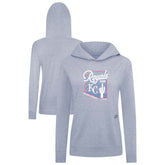 Light Blue Kansas City Royals Levelwear Women's Relay Spring Training Sunrise Bold Hoodie
