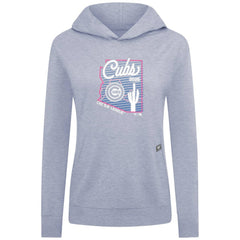 Light Blue Chicago Cubs Levelwear Women's Relay Spring Training Sunrise Bold Hoodie