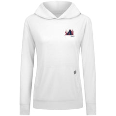 White Arizona Diamondbacks Levelwear Women's Relay Spring Break Panoramic Bold Hoodie