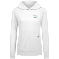 White Minnesota Twins Levelwear Women's Relay Spring Break Panoramic Bold Hoodie