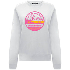 White New York Yankees Levelwear Women's Yvette Spring Training Badge Bold Sweatshirt