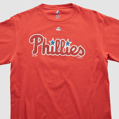 Red Philadelphia Phillies Majestic 2000s T-shirt