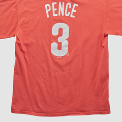 Red Philadelphia Phillies Majestic 2000s T-shirt