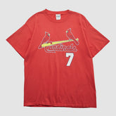 Red St. Louis Cardinals Majestic 2000s T-shirt
