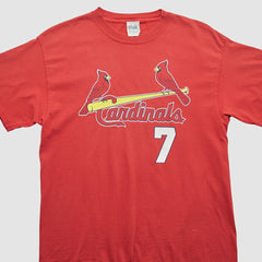 Red St. Louis Cardinals Majestic 2000s T-shirt
