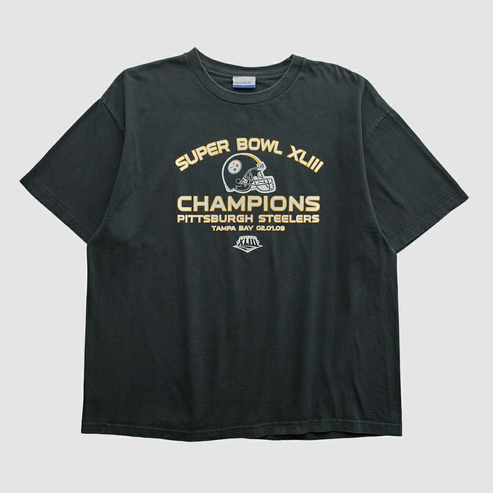 Super Bowl XLIII Reebok 2009 T-shirt - Pittsburgh Steelers T-shirts