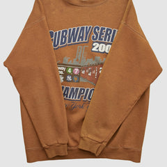 Clay New York Yankees Puma 2000 Pullover Sweatshirt