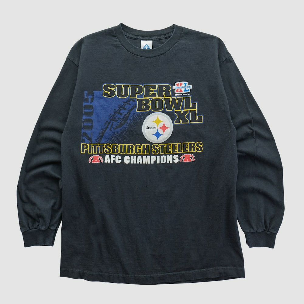 Super Bowl XL Alstyle 2006 Long Sleeve T-shirt - Pittsburgh Steelers T-shirts