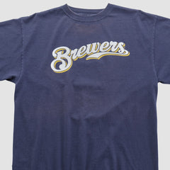 Navy Milwaukee Brewers Majestic 2000s T-shirt