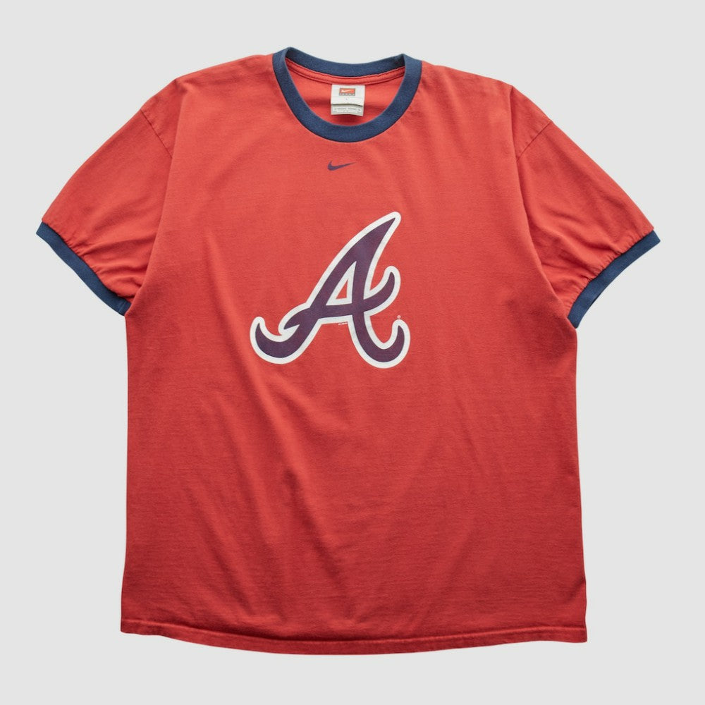 Red Atlanta Braves Nike 2000s T-shirt