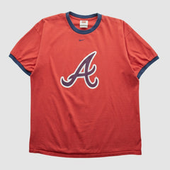 Red Atlanta Braves Nike 2000s T-shirt