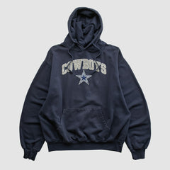 Cowboys Authentic Apparel 2010s Hooded Pullover Sweatshirt - Dallas Cowboys Pullover