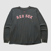 Black Boston Red Sox Nike 2000s Long Sleeve T-shirt