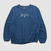 Navy New York Yankees Lee Apparel 2000s Pullover Sweatshirt