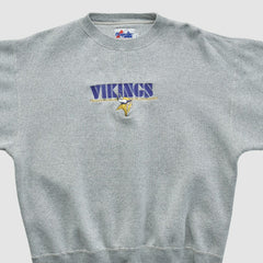 Majestic 2000s Pullover Sweatshirt - Minnesota Vikings Pullover