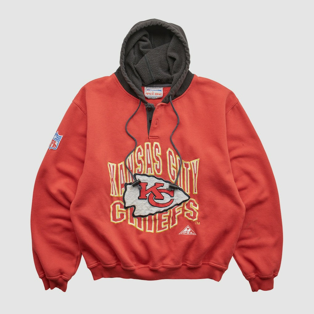 Pro Line 90s Hooded Pullover Sweatshirt - Kansas City Chiefs Pullover