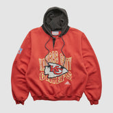 Pro Line 90s Hooded Pullover Sweatshirt - Kansas City Chiefs Pullover