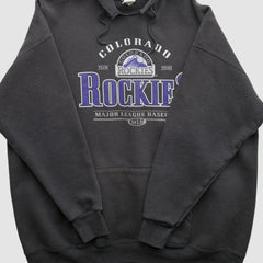 Charcoal Colorado Rockies 2007 Hooded Pullover Sweatshirt