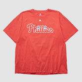 Red Philadelphia Phillies Majestic 2000s T-shirt