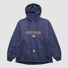 Reebok 2000s Hooded Pullover Sweatshirt - Denver Broncos Pullover