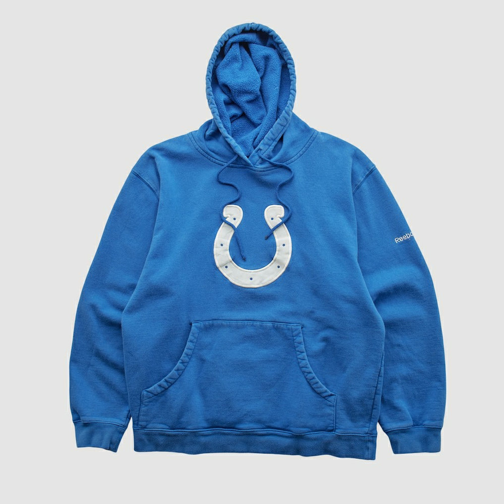 Reebok 2000s Hooded Pullover Sweatshirt - Indianapolis Colts Pullover