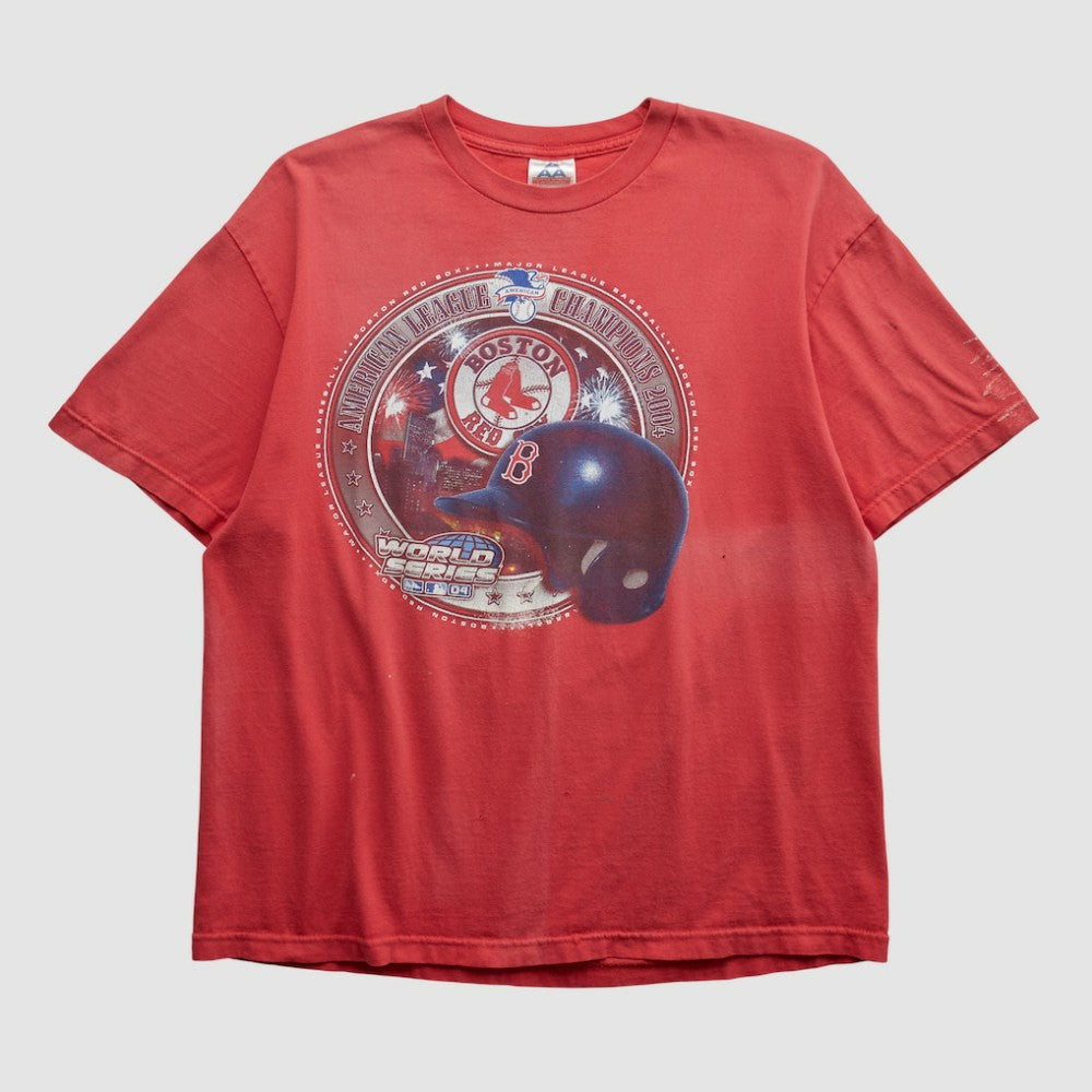 Red Boston Red Sox Alstyle 2004 T-shirt