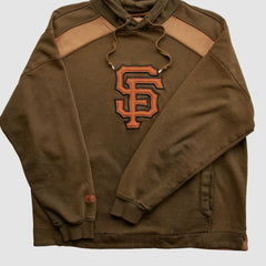 Brown San Francisco Giants Majestic 2000s Hooded Pullover Sweatshirt