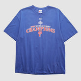 Blue World Series Champions Majestic 2008 T-shirt