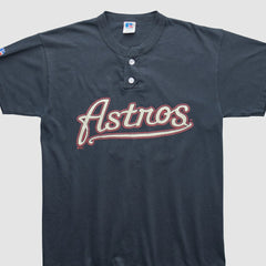 Black Houston Astros Russell 2000s T-shirt