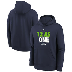 Youth 12 As One Fleece Hoodie - Seattle Seahawks Hoodies
