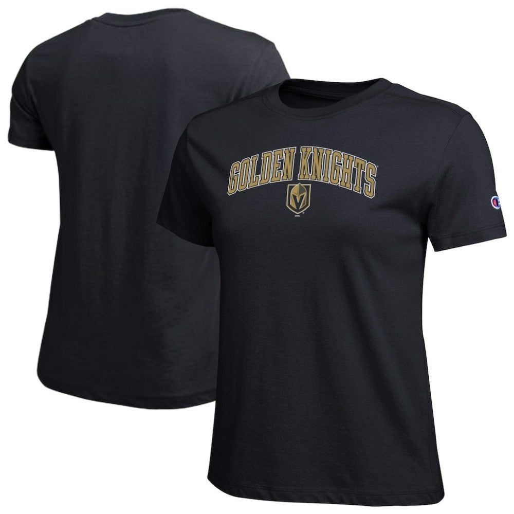 NHL Vegas Golden Knights Champion Women's Arch Mascot Logo T-Shirt