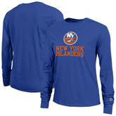 NHL New York Islanders Champion Women's Wordmark Lockup Long Sleeve T-Shirt