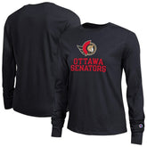 NHL Ottawa Senators Champion Women's Wordmark Lockup Long Sleeve T-Shirt