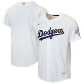 White Los Angeles Dodgers Nike Youth 2026 Gold Collection Home Replica Jersey