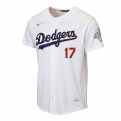 White Shohei Ohtani Los Angeles Dodgers Nike Youth 2026 Gold Collection Home Replica Jersey