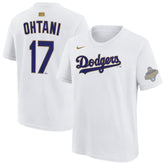 White Shohei Ohtani Los Angeles Dodgers Nike Youth 2026 Gold Collection Name & Number T-Shirt