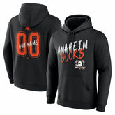 NHL Anaheim Ducks Hustle Personalized Name & Number Hoodie