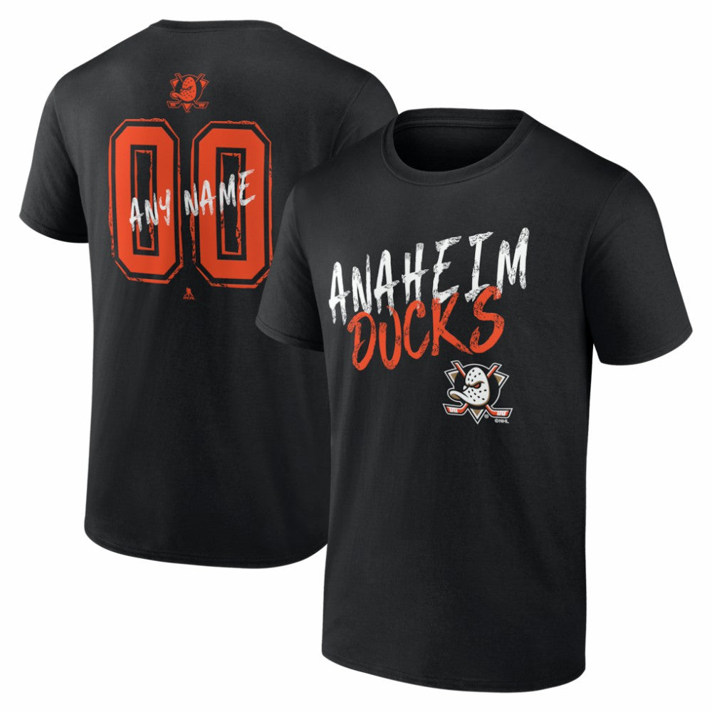 NHL Anaheim Ducks Hustle Personalized Name & Number T-Shirt