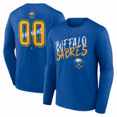 NHL Buffalo Sabres Hustle Personalized Name & Number Long Sleeve T-Shirt