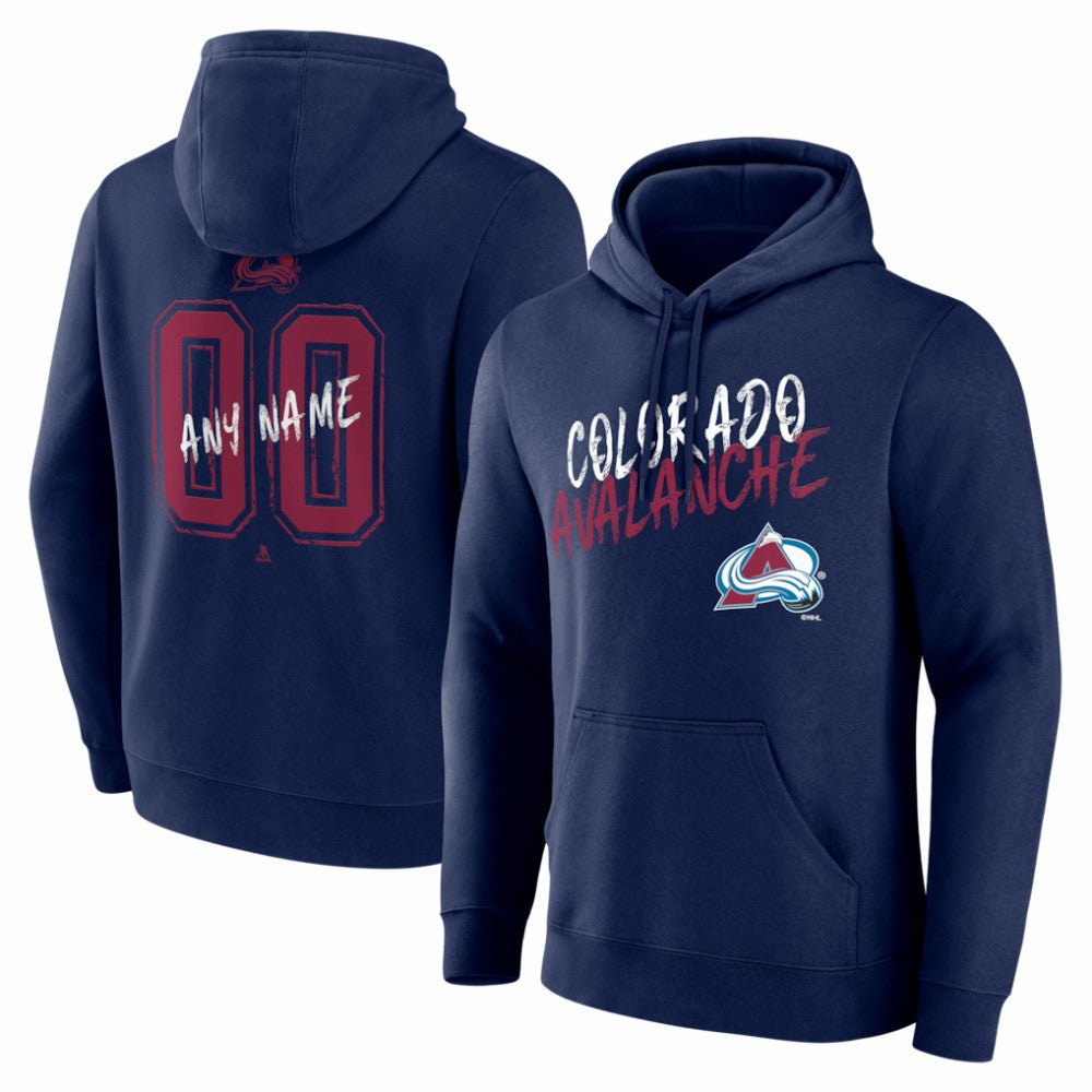 NHL Colorado Avalanche Hustle Personalized Name & Number Hoodie