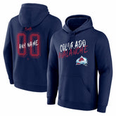 NHL Colorado Avalanche Hustle Personalized Name & Number Hoodie
