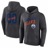 NHL Edmonton Oilers Hustle Personalized Name & Number Hoodie