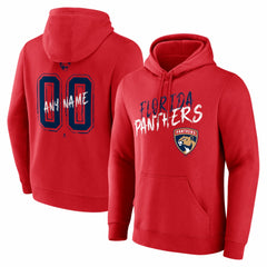 NHL Florida Panthers Hustle Personalized Name & Number Hoodie