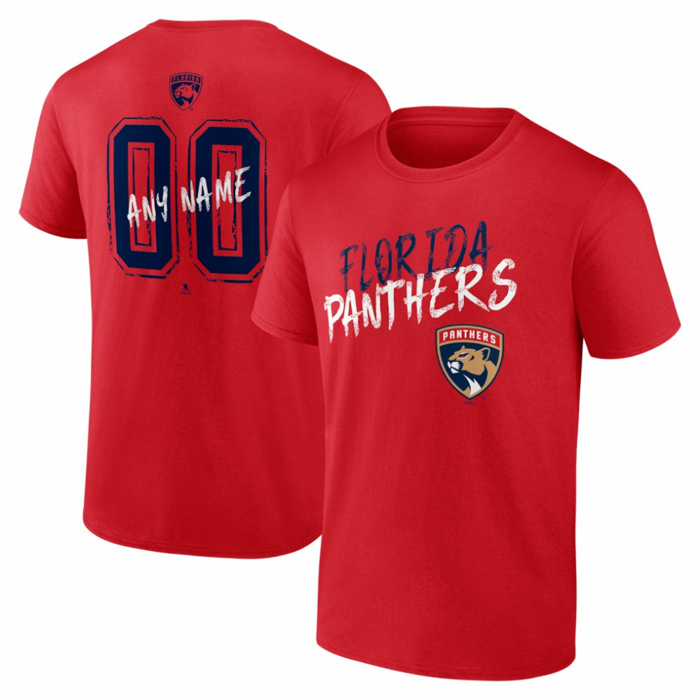 NHL Florida Panthers Hustle Personalized Name & Number T-Shirt