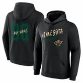 NHL Minnesota Wild Hustle Personalized Name & Number Hoodie