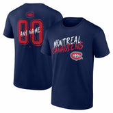 NHL Montreal Canadiens Hustle Personalized Name & Number T-Shirt