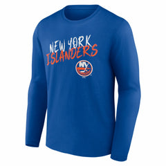 NHL New York Islanders Hustle Personalized Name & Number Long Sleeve T-Shirt