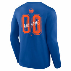 NHL New York Islanders Hustle Personalized Name & Number Long Sleeve T-Shirt